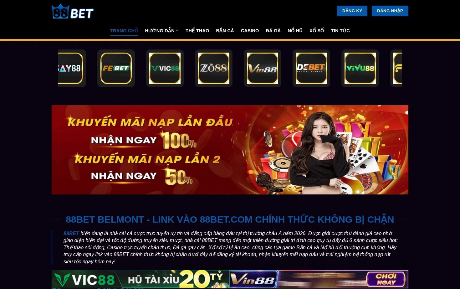 88BET Belmont - Link Vào 88BET.COM Chính Thức Không Bị Chặn 页面快照
